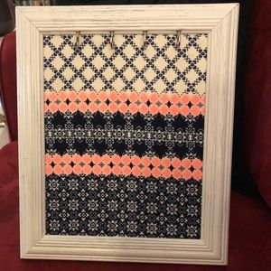 Hand Crafted 8x10 Necklace Holder Vintage Frame